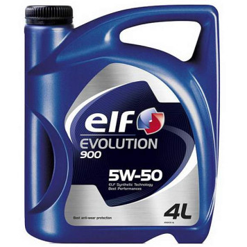 Масло моторное синтетическое 4л 5w50 SG/CD Elf Evolution 900 194830