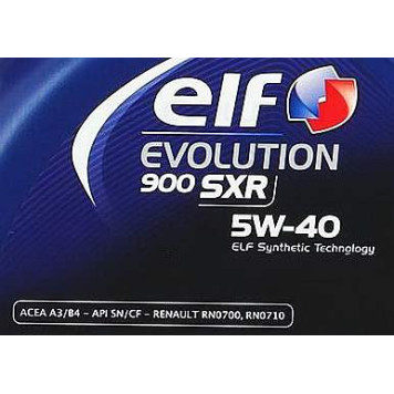 Масло моторное синтетическое 4л 5w40 SN/CF Elf Evolution 900 SXR 194878-1