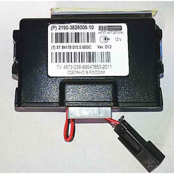 Блок управления парктроником ВАЗ 2190-10 с кронштейном <b>ЭЛКАР 2190-3826006-10</b>-1