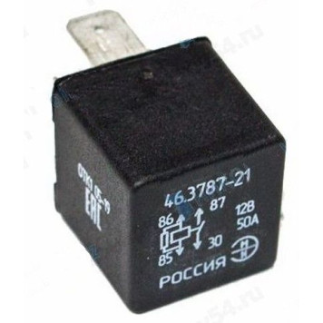 Реле стартера ВАЗ 2170 Приора, Газ 4-х контакт, 50А <b>ЭМИ 46.3787-21</b>