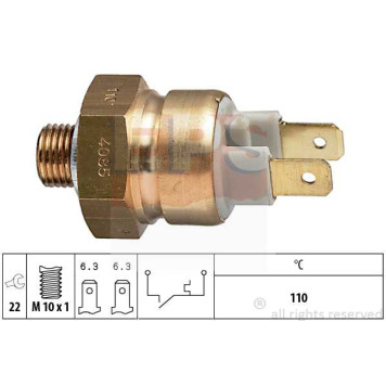 Датчик температуры охл.жидк.! Audi 80/100/200/A6 2.0i/2.2i/1.9/2.5TD/TDi 87-97 <b>EPS 1840085</b>