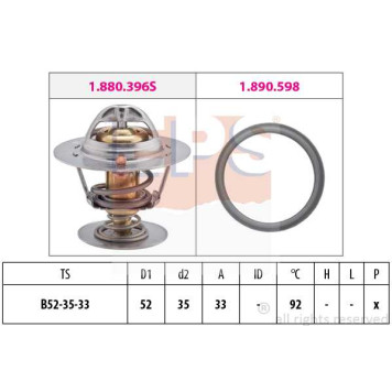 Термостат, охлаждающая жидкость <b>EPS 1.880.396</b>