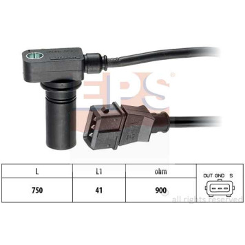 Датчик положения коленвала! Audi 80/100/A4/A6/A8/Coupe 2.2i-2.8i/2.4D/2.5TDi 86-99 <b>EPS 1953066</b>
