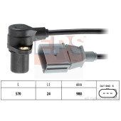 Датчик положения коленвала! Audi A3-A8/TT 1.6i-2.8i 96>, VW Golf/Passat 1.6i-2.8i 97> <b>EPS 1953172</b>