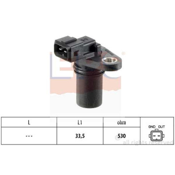 Датчик положения распредвала! Ford Escort/Fiesta/Ka 1.3i 95>, Mazda 121 1.2i 16V/1.3i 96> <b>EPS 1953189</b>