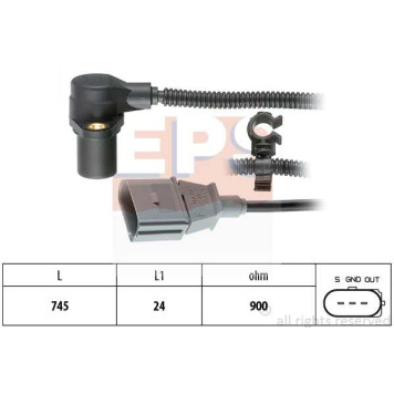 1.953.267_датчик положения коленвала! VW Bora/Gol <b>EPS 1953267</b>
