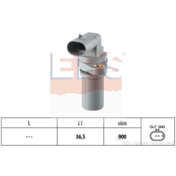 Датчик положения коленвала! Alfa Romeo 156 2.4JTD, Opel Astra H/Vectra 1.9CDTi 02> <b>EPS 1953440</b>