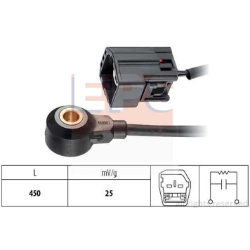Датчик детонации! Ford Fiesta/Focus/Fusion/Mondeo, подходит для VOLVO S40/V50 1.25-1.6 01> <b>EPS 1957091</b>