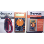 Мультитестер (мультиметр) цифровой Ермак DT-830B