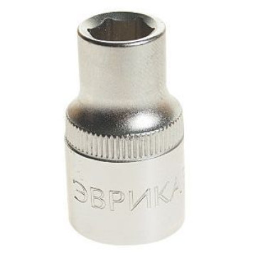 Головка  8мм 1/2" 6 гран. короткая ЭВРИКА ER-91301