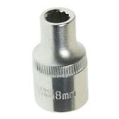 Головка  8мм 1/2" 12 гран. короткая ЭВРИКА ER-91301-12