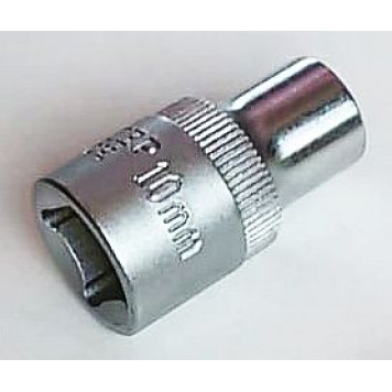 Головка 10мм 1/2" 6 гран. короткая ЭВРИКА ER-91303-1