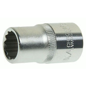 Головка 13мм 1/2" 12 гран. короткая ЭВРИКА ER-91306-12 длина 38мм