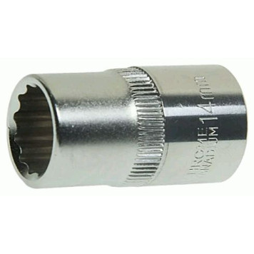 Головка 14мм 1/2" 6 гран.короткая ЭВРИКА ER-91307