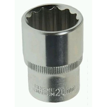 Головка 20мм 1/2" 6 гран. короткая ЭВРИКА ER-91313