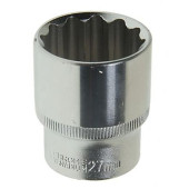 Головка 27мм 1/2" 6 гран. короткая ЭВРИКА ER-91320