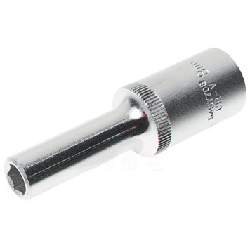 Головка  8мм 1/2" 6 гран. длинная ЭВРИКА ER-91501