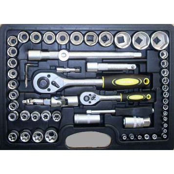 Набор инструментов 1/4", 1/2" ЭВРИКА ER-TK4108 (6 гран., 108 предм.)-10