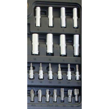 Набор инструментов 1/4", 1/2" ЭВРИКА ER-TK4108 (6 гран., 108 предм.)-12