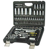 Набор инструментов 1/4", 1/2" ЭВРИКА ER-TK4108 (6 гран., 108 предм.)