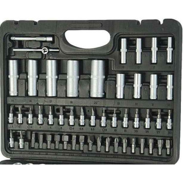 Набор инструментов 1/4", 1/2" ЭВРИКА ER-TK4108 (6 гран., 108 предм.)-2