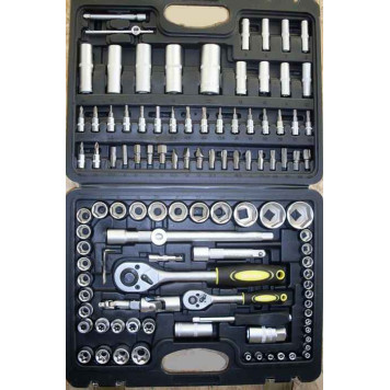 Набор инструментов 1/4", 1/2" ЭВРИКА ER-TK4108 (6 гран., 108 предм.)-5