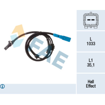 Датчик ABS <b>FAE 78313</b>