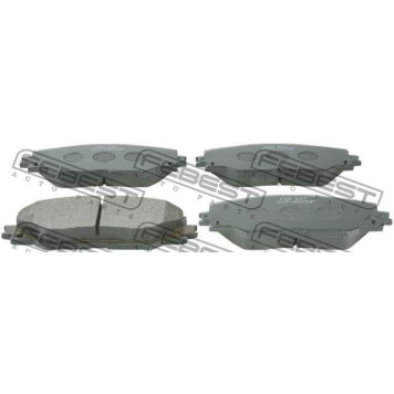 Колодки тормозные передн комплект TOYOTA RAV4 <b>FEBEST 0101-ACA30F</b>-2