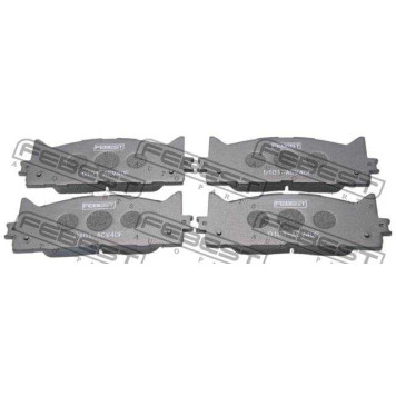 Колодки тормозные дисковые передний для LEXUS ES(ACV4#, ASV6#, AVV6#, GSV4#, GSV6#) / TOYOTA AURION(ACV4#, ACV5#, GSV4#, GSV5#), CAMRY(AVV5#, XV5#) <b>FEBEST 0101-ACV40F</b>-2