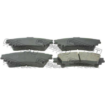 Колодки тормозные задние подходит для TOYOTA HIGHLANDER (NAP) ASU50,GSU5#,GVU58 2013.12- [US] <b>FEBEST 0101-GGL15R</b>-1