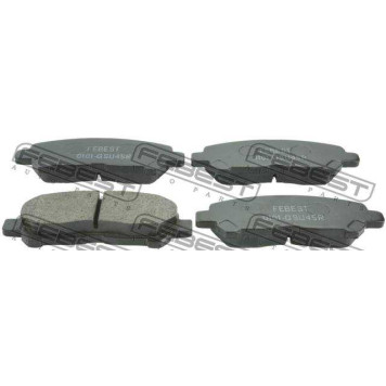 Колодки тормозные дисковые передний для TOYOTA KLUGER(#ASU4#,#GSU4#,#MHU4#) <b>FEBEST 0101-GSU45R</b>-2