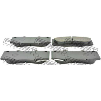 Колодки тормозные передние подходит для TOYOTA HILUX GGN15, 25, 35, KUN1#, 2#, 3#, LAN15, 25, 35, TGN1#, 26, 36 2004.08-2012.04 [US] <b>FEBEST 0101-KUN60F</b>
