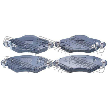 Колодки тормозные дисковые передний для TOYOTA YARIS(NCP1#,NLP1#,SCP1#) <b>FEBEST 0101-SCP10F</b>-2
