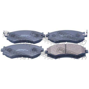 Колодки тормозные дисковые передний для INFINITI G20, M30 Convertible, M30 / NISSAN 200 SX, 240 SX, ALMERA, AVENIR, BLUEBIRD, PRAIRIE, PRIMERA, SKYLINE <b>FEBEST 0201-P11F</b>-2