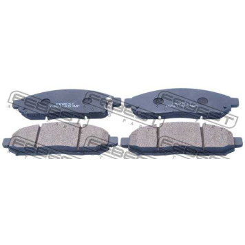 Колодки тормозные дисковые передний для NISSAN NAVARA(D40), NP300 NAVARA(D23), PATHFINDER(R51) <b>FEBEST 0201-R51MF</b>-2