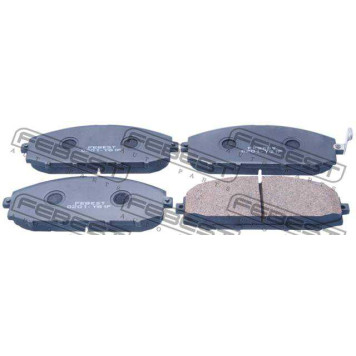 Колодки тормозные дисковые передний для NISSAN PATROL GR(Y61), PATROL <b>FEBEST 0201-Y61F</b>-2