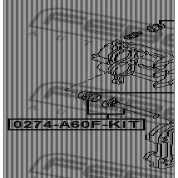 Направляющий болт корпуса скобы тормоза FEBEST 0274-A60F-KIT-3