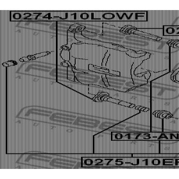 Направляющий болт корпуса скобы тормоза FEBEST 0274-J10UPF-3