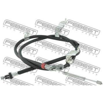 Трос ручного тормоза левый подходит для NISSAN QASHQAI J10E 2006.12-2013.12 [EL] <b>FEBEST 0299-T31PCLH</b>-1