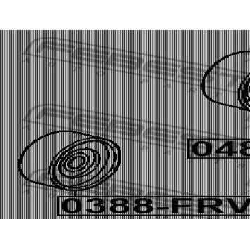 Паразитный / ведущий ролик поликлинового ременя FEBEST 0388-FRV-3