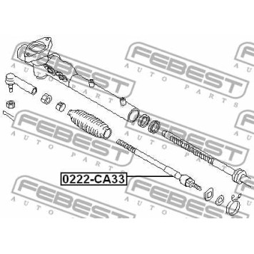Палец ушка рессоры FEBEST 0633-001-1