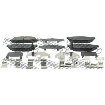 Колодки тормозные задние подходит для SUBARU IMPREZA G12 2007.03- [JP] <b>FEBEST 0801-G12R</b>