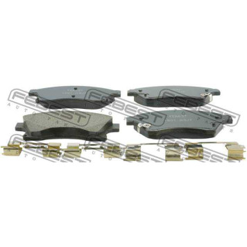 Колодки тормозные дисковые передний <b>FEBEST 1801-ASJF</b>-2