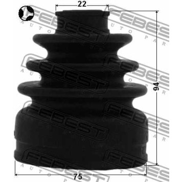 Пыльник приводного вала FEBEST 2015-MAGT-3