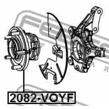 Ступица колеса FEBEST 2082-VOYF-3
