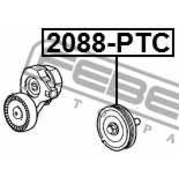 Паразитный / ведущий ролик поликлинового ременя FEBEST 2088-PTC-3