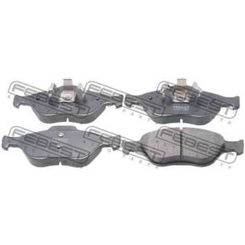 Колодки тормозные дисковые передний для TOYOTA URBAN CRUISER, YARIS <b>FEBEST 2101-JHF</b>-2