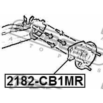Ступица колеса FEBEST 2182-CB1MR-3