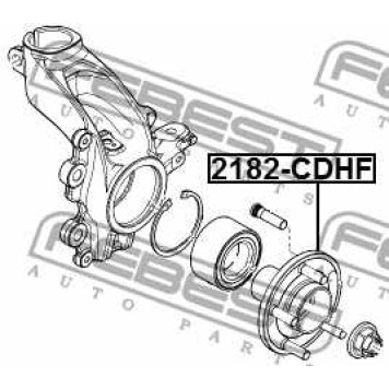 Ступица колеса FEBEST 2182-CDHF-3
