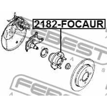 Ступица колеса FEBEST 2182-FOCAUR-3